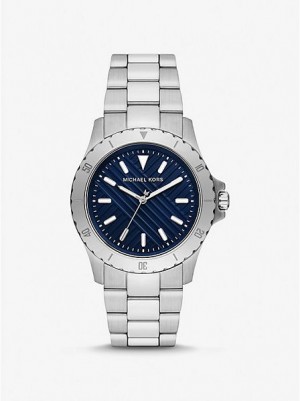 Ρολογια ανδρικα Michael Kors Slim Everest ασημι | 492587-NWP