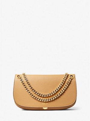 Μίνι Τσάντες γυναικεια Michael Kors Christie Medium δερματινα Envelope καφε | 195683-UNQ