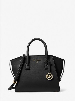 satchel τσαντεσ γυναικεια Michael Kors Avril Small δερματινα μαυρα | 302169-NGF