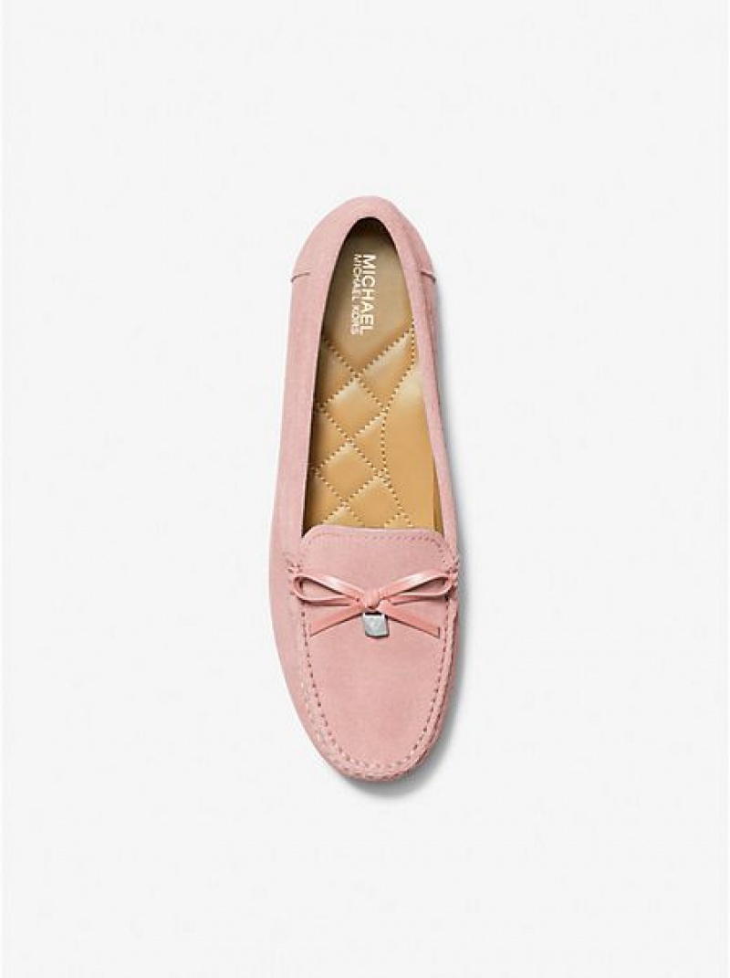 Loafers γυναικεια Michael Kors Juliette σουετ ροζ | 645123-VDS