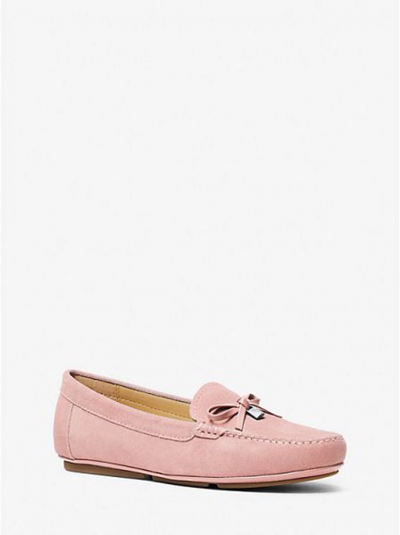 Loafers γυναικεια Michael Kors Juliette σουετ ροζ | 645123-VDS