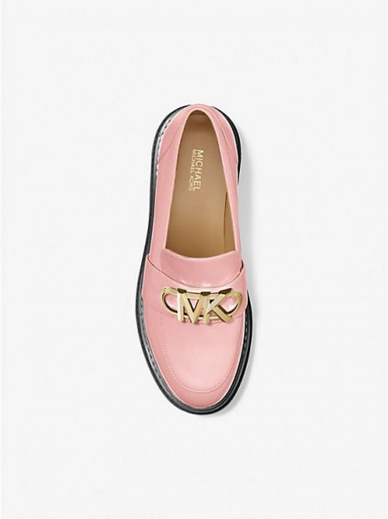 Loafers γυναικεια Michael Kors Parker δερματινα ροζ | 628739-RNE