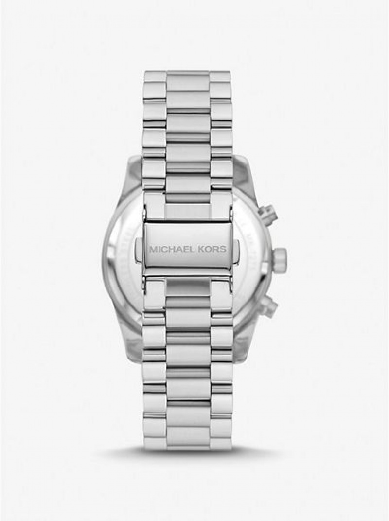 Ρολογια γυναικεια Michael Kors Lexington Pave ασημι | 928413-FTS