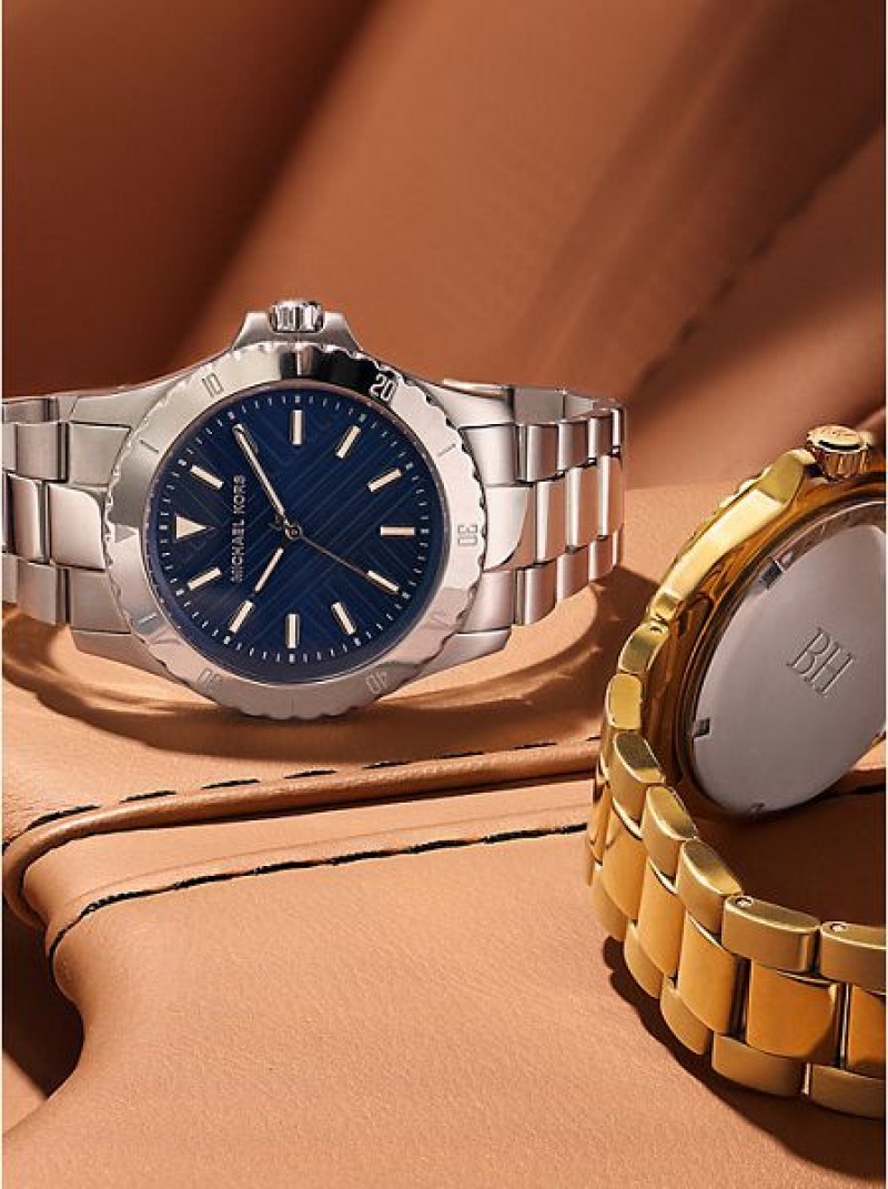 Ρολογια ανδρικα Michael Kors Slim Everest ασημι | 492587-NWP