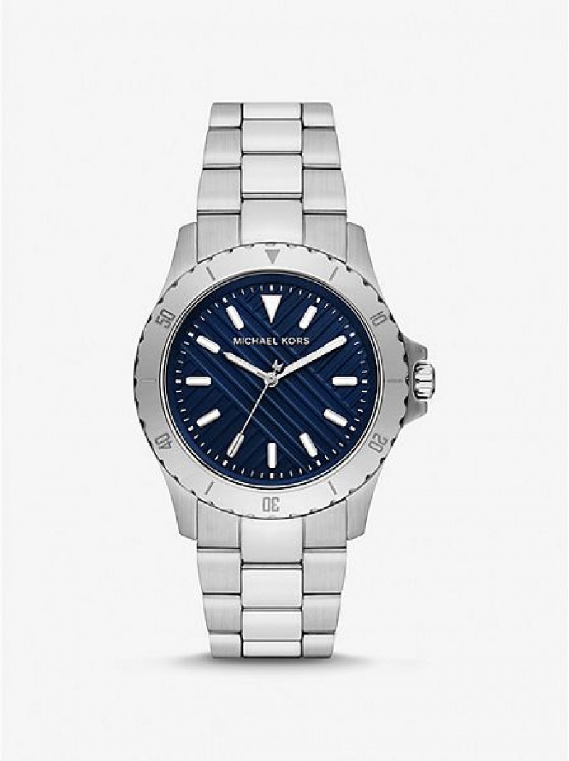 Ρολογια ανδρικα Michael Kors Slim Everest ασημι | 492587-NWP