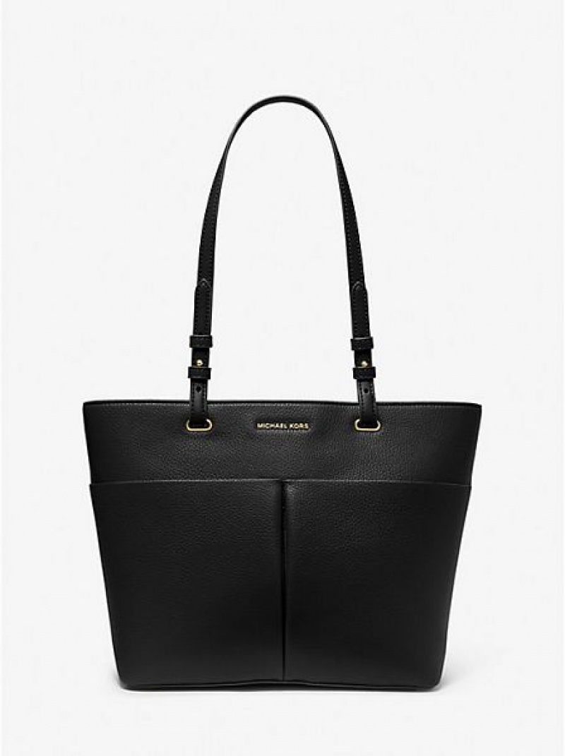 τσάντεσ tote γυναικεια Michael Kors Bedford Medium Faux δερματινα μαυρα | 421579-MTI