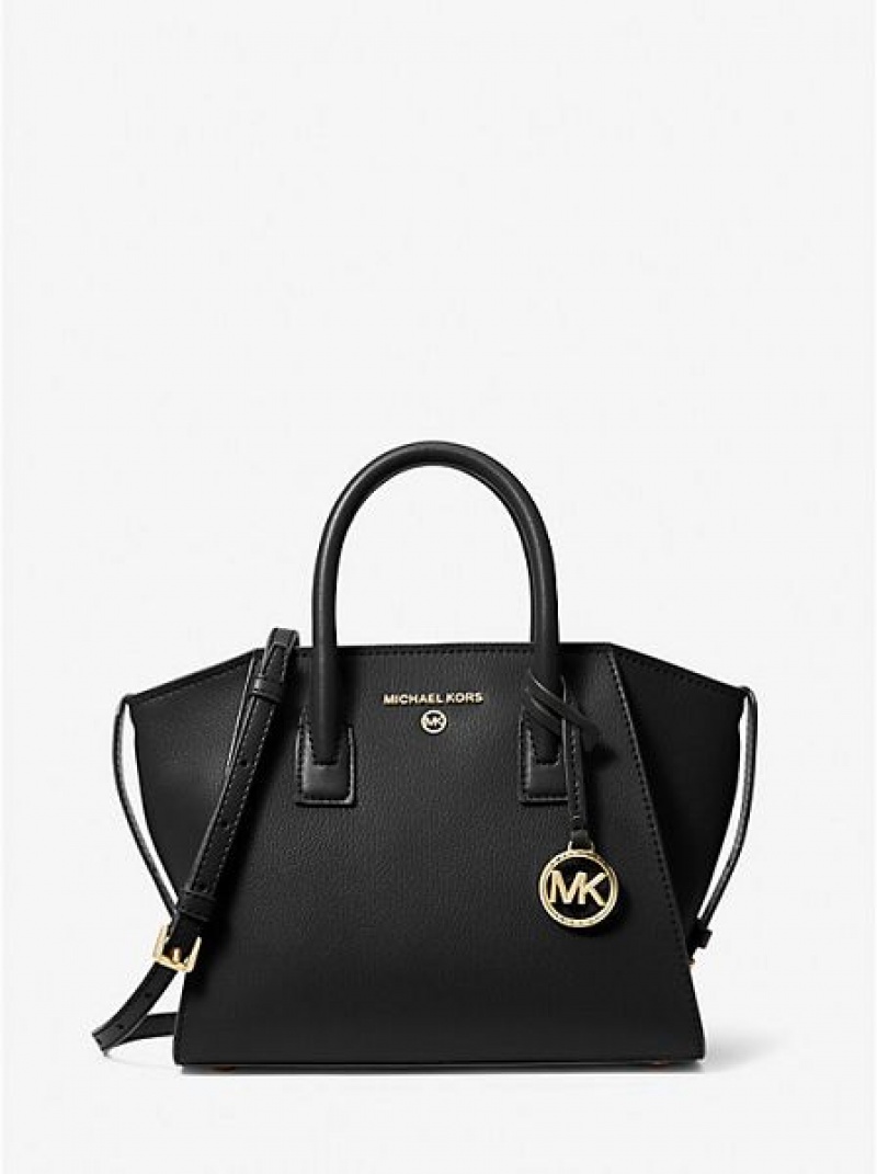 satchel τσαντεσ γυναικεια Michael Kors Avril Small δερματινα μαυρα | 385109-GHN